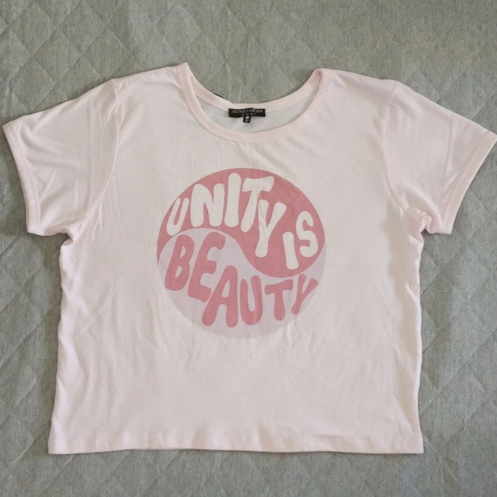 Love❤️ Peace☮️ & Lazy😴 Days "Unity is Beauty" Tee